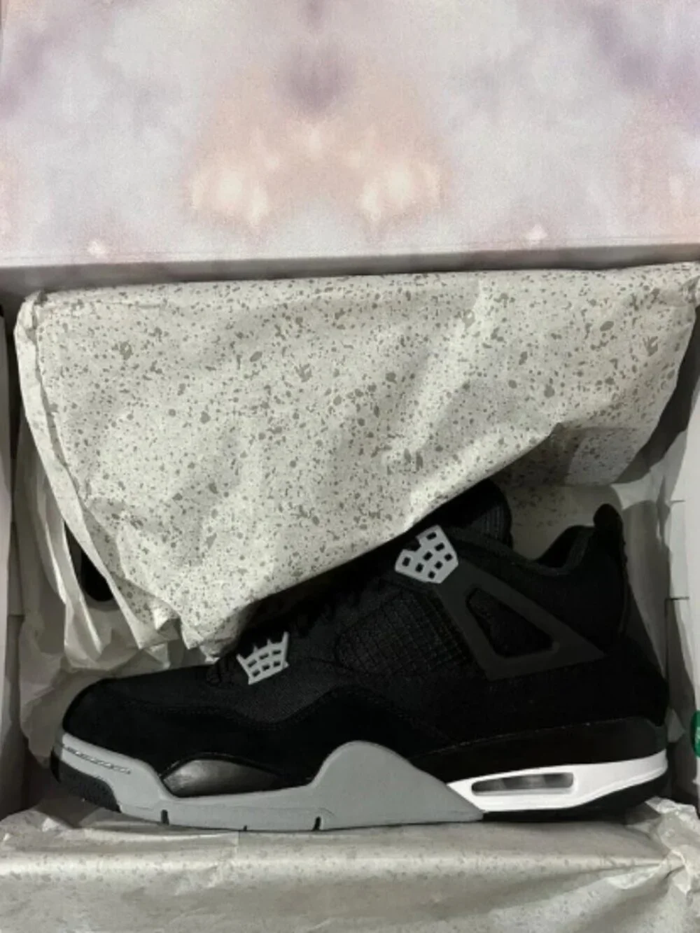 Nike Air Jordan 4 Retro SE Black Canvas Cat Thunder